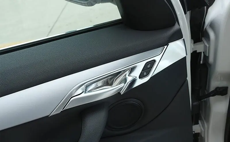 Для BMW X2 F47 2018 ABS хромированная для внутренней дверной ручки рамки Накладка X1 F48 2016
