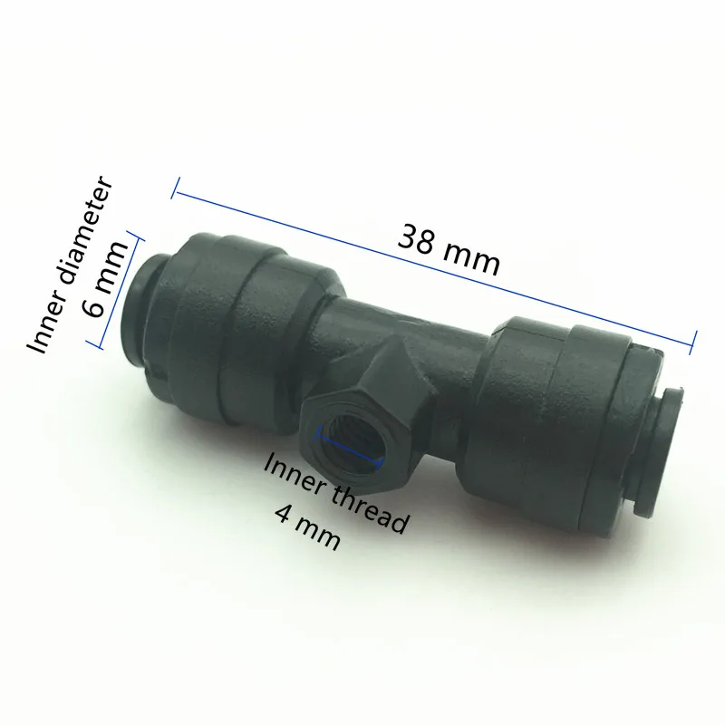 Suitable for 1/4” Pipe Pack of 10 pcs VircleK 1/4” Slip-Lok Misting Nozzle Tees 3 Way Tube Quick Connector 