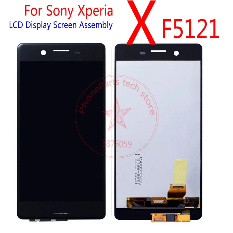 

GPadparts For Sony Xperia X F5121 F5122 LCD Display Screen Digitizer Assembly with touch sensor green pink black