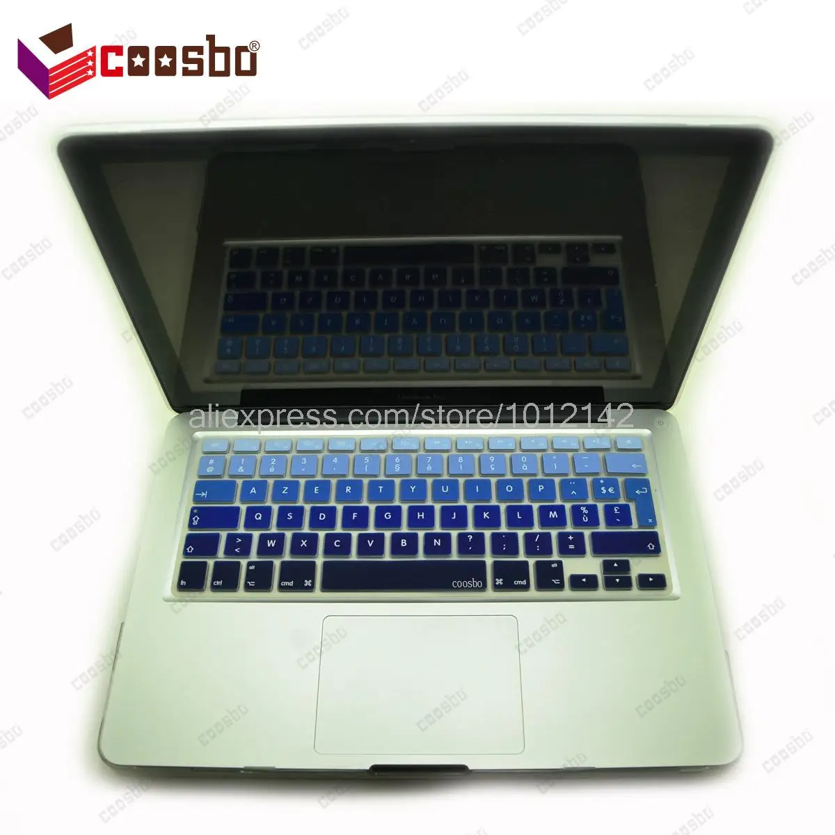 Coosbo французский/Французский AZERTY Цветной силиконовый защитный чехол для