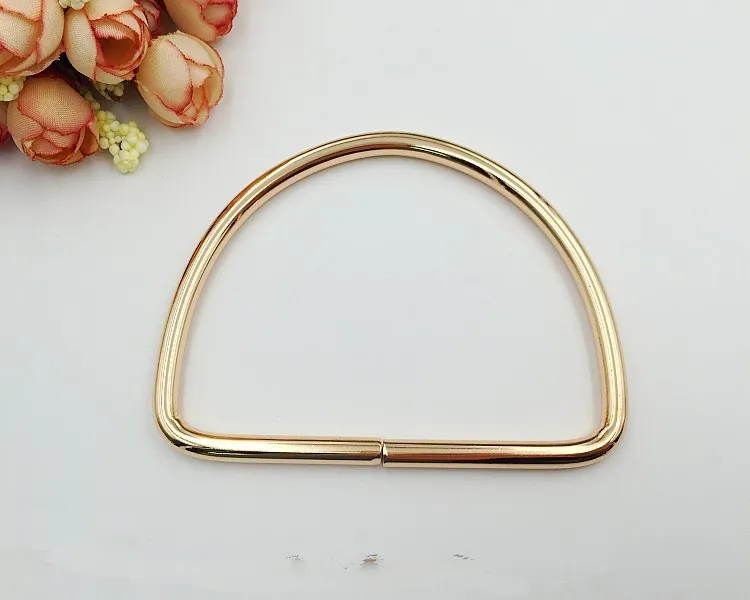 DIY Luggage accessories large D buckle bracelet light gold inner diameter 9.2cm | Дом и сад
