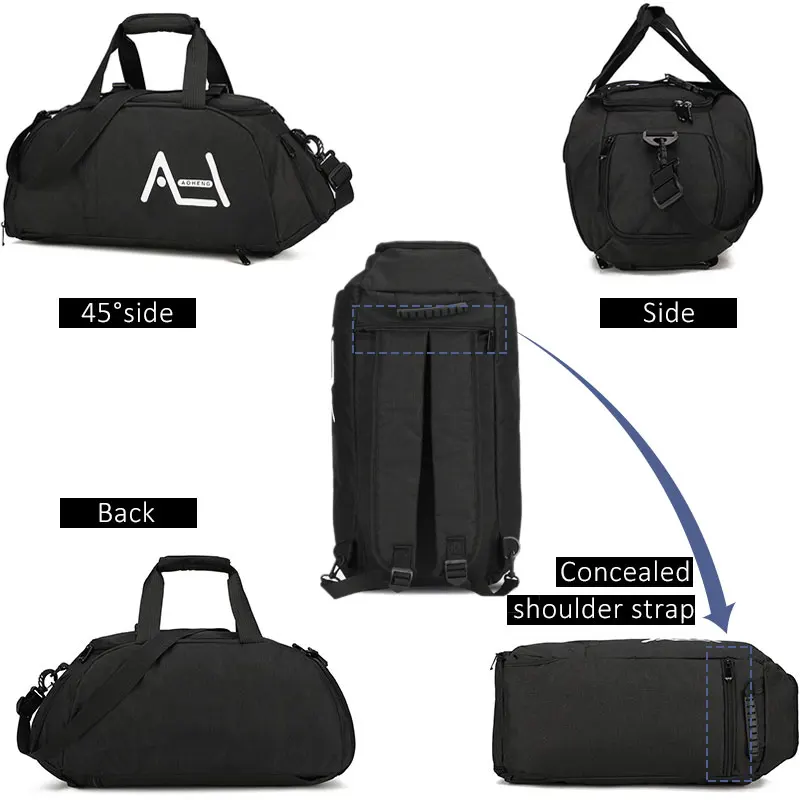 Scione كبيرة متعددة الوظائف الرياضة السفر حقيبة يد الرجال النساء عالية الجودة Crossbody أكياس الأمتعة حقيبة عارضة في الهواء ال Scione كبيرة متعددة الوظائف الرياضة السفر حقيبة يد الرجال النساء عالية الجودة Crossbody أكياس الأمتعة حقيبة عارضة في الهواء ال