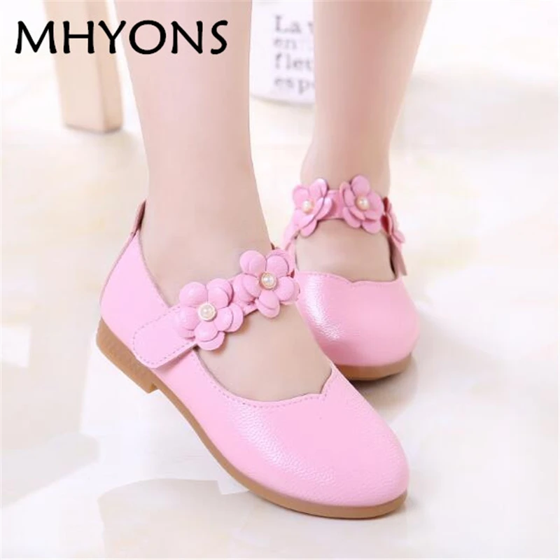 Image MHYONS 2017 New Spring Children Shoes for Girls Flower Kids Casual Sneakers Baby Toddler Shoes Hot Sale Girls Princess Shoe