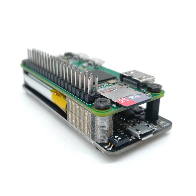 Плата расширения мощности Lusya Raspberry Pi Zero UPS со встроенным последовательным портом