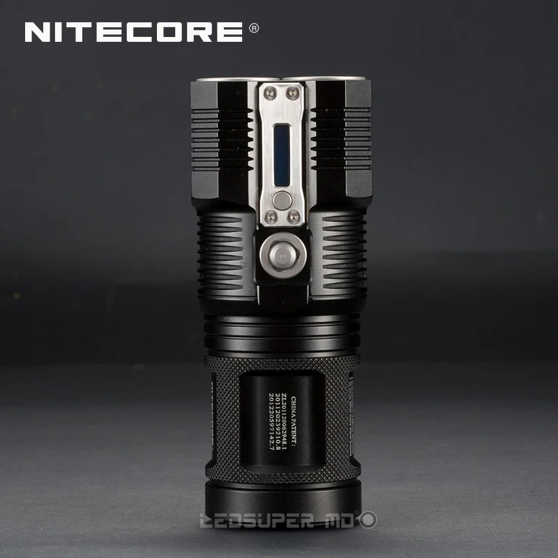 Цена по прейскуранту завода Nitecore TM28 крошечный Монстр CREE XHP35 HI светодиодный перезаряжаемый прожектор 6000 люмен фонарик с O светодиодный дисплей