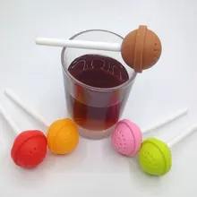 1 шт. Милая креативная силиконовая форма для леденцов форма для заварки чая фильтр для чая пуэр свободные листья специй цветочный травяной чай фильтр Забавный подарок