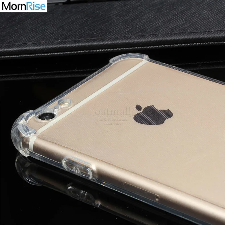

New Anti-drop Air Cushion IMD GEL TPU Back Cover for iPhone 7 Case for iPhone 6 6S 8 Plus Soft Cases Crytal Clear Phone Bags