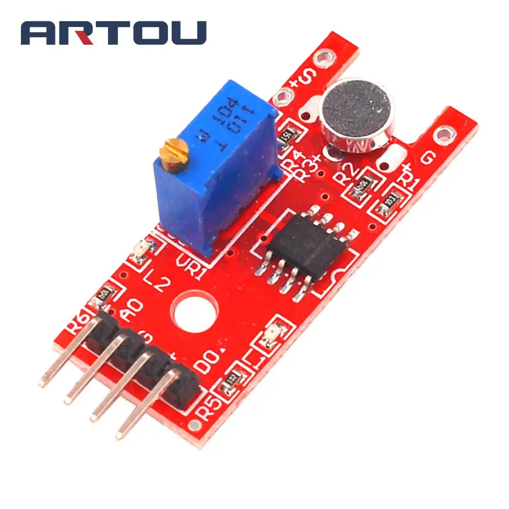 Высокочувствительный звуковой модуль микрофона для Arduino AVR PIC обнаружения