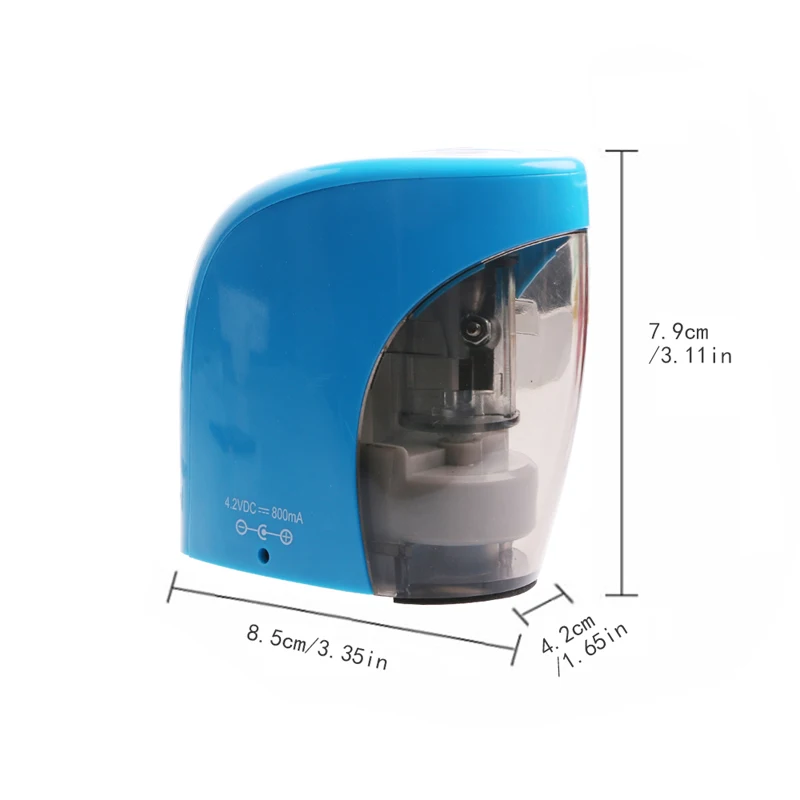 Электрическая автоматическая точилка для карандашей батарея/питание от USB для графитовых цветных карандашей