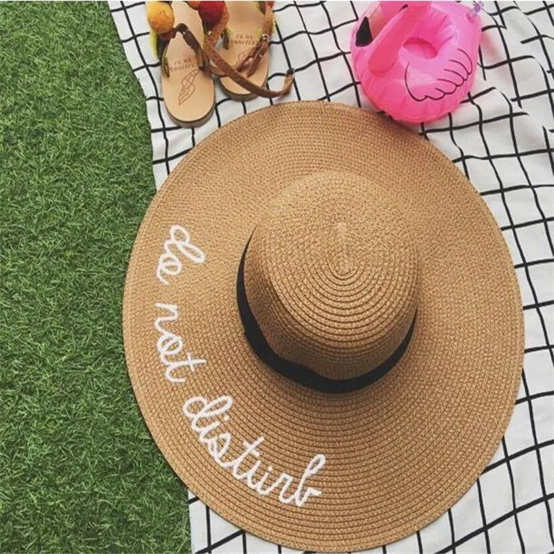 Шляпа от солнца с вышивкой и широкими полями для женщин|sun hat|straw sun hatwide brim hat |