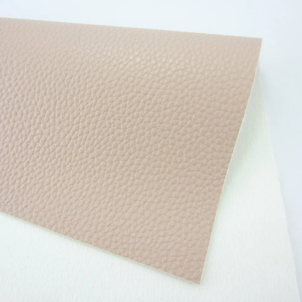 

Lichee Textured Faux Synthetic PU Leather Fabric For DIY sawing Accessories A4 Sheet 8"x11.8" 1piece T504
