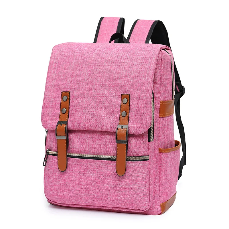 AUGUR Fashion Women Girl Bags Canvas Backpack MenTravel Leisure