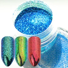 1 шт. блестящая пудра для ногтей пигмент Хамелеон тонкий блестит пыль блестящие хлопья светильник для украшения BEBSF01-12