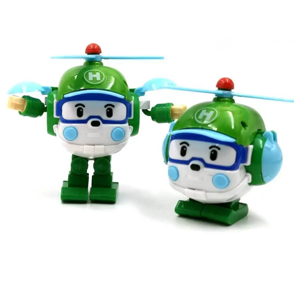 6 Styles Korean Kid Toys Robocar Poli Transformation Robot Poli Amber Roy Car Toys Action Figure Toys For Children Best Gifts