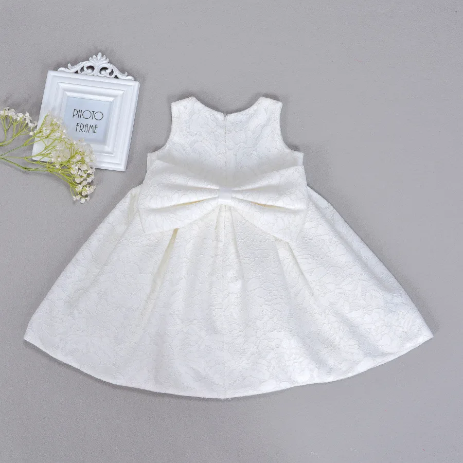 Элегантные платья для причастия для маленьких девочек со шляпой; кружевное платье для маленьких девочек на день рождения; белые вечерние платья принцессы на свадьбу; платье на крестины