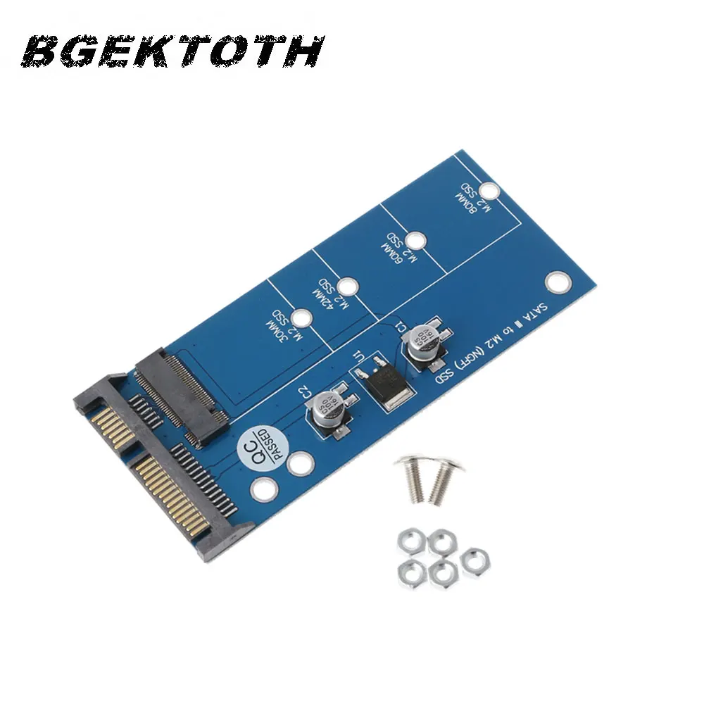 M2 NGFF SSD To 2 5 SATA 3 Adapter Card Expansion Card Adapter SATA To NGFF 1