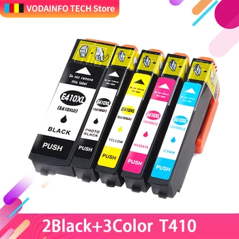 

QSYRAINBOW One set CMYK Replacement ink cartridge T410XL INK FOR Expression Premium XP-530 XP-630 XP-640