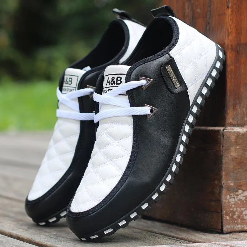 

2019 New Men's Shoes Spring And Autumn Men's Casual Shoes Shallow Mouth Breathable Peas Shoes Outdoor flat Tennis Shoes Men