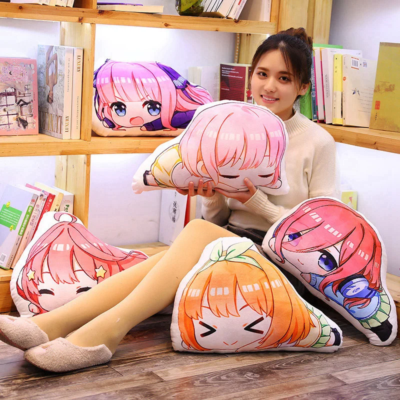 

Anime Go-Toubun no Hanayome The Quintessential Quintuplets Nakano Ichika Miku Cosplay Plush Pillow Stuffed Toys Cartoon Gift