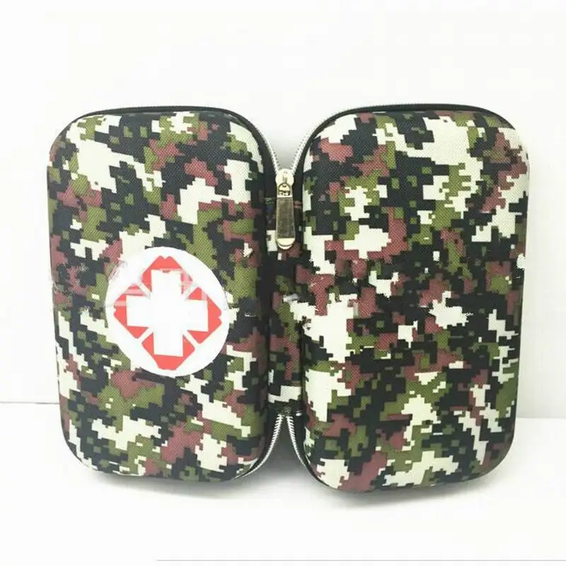 Camouflage Person Portable Outdoor Waterproof EVA First Aid Kit Bag for Family Travel Security Emergency Kits Medical Treatment