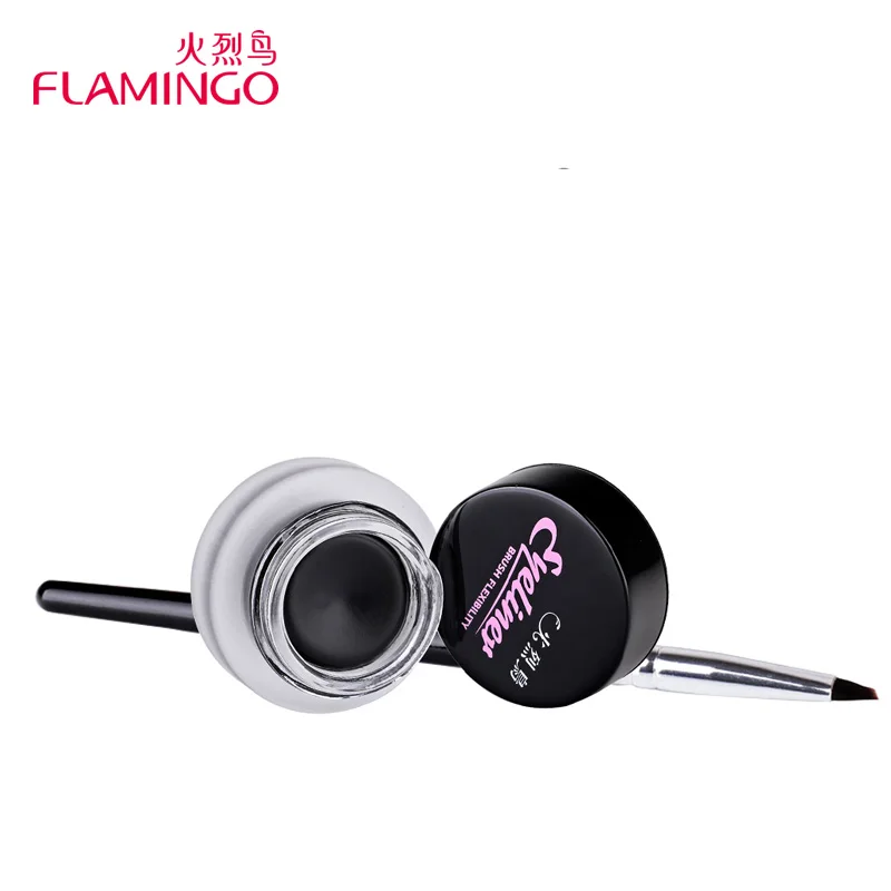 Beauty Gel Eyeliner Makeup Flamingo long-lasting soft black smudge-proof Creamy Eyeliner water-resistant eyeliner cream Beauty Gel Eyeliner Makeup Flamingo long-lasting soft black smudge-proof Creamy Eyeliner water-resistant eyeliner cream