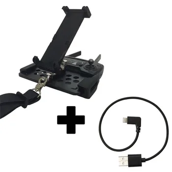 

DJI Mavic Pro Accessories Tablet Phone Mount Holder with USB Cable for Iphone 8 / 7/ 7 Plus / 6Plus / 6 and Ipad