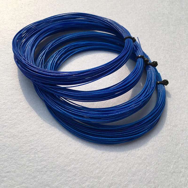 

100pcs RS1000 bulk string badminton racket strings,blue color,0.68mm badminton strings,10M 28Lbs