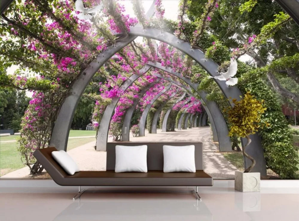 Фотообои 3d обои цветок лоза нетканые для спальни гостиной стены фоновые