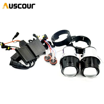 

2.5 inch h11 6000k bixenon Fog Light projector Lens for Ford Nissan Honda Dacia Auto lamp 35W xenon kit bulb Headlight retrofit