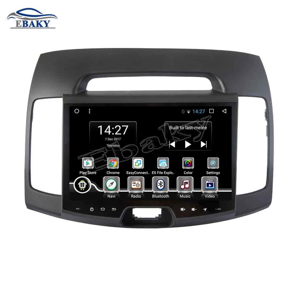 Flash Deal NaviTopia 9inch 1GB/2GB RAM Quad Core/Octa Core Android 7.1/8.1 Car DVD Radio for Hyundai Elantra 2015- with GPS/wifi 9