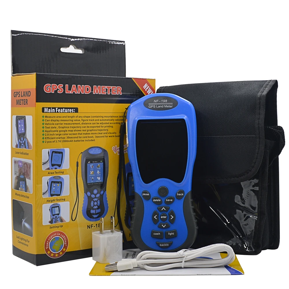 figure track NF-198 GPS Test Devices GPS Land meter Can display measuring value 