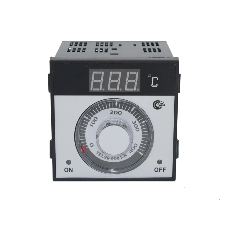 96*96mm digital thermostat temperature panel meter with knob K , 0 400