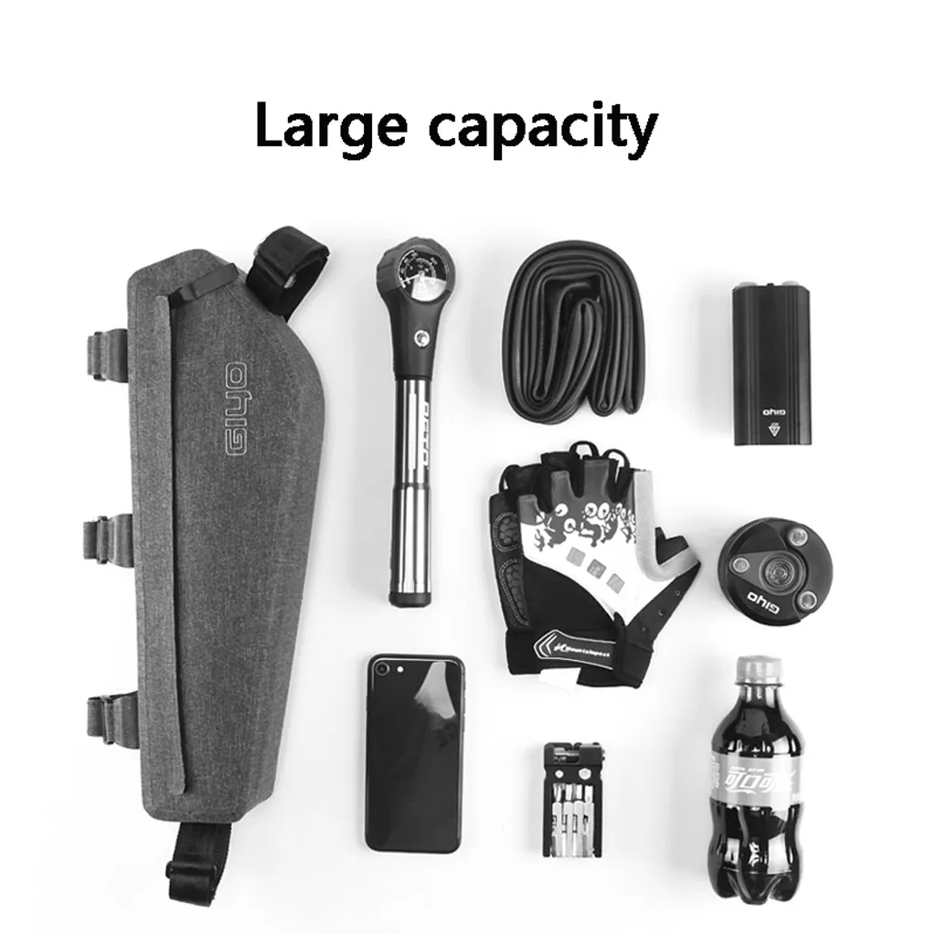 Top Bicycle Cycling Bags Front Tube Frame Bag Waterproof Top Tube Bag Bicycle Front Mobile Phone Bag Bike Bolsa de bicicleta 3