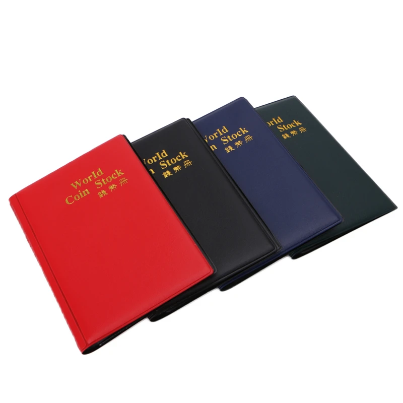 

120 Grid Russian Coin Holder Currency Collection Album Storage Mini Size Pocket Wallet for Home hard currency protection English