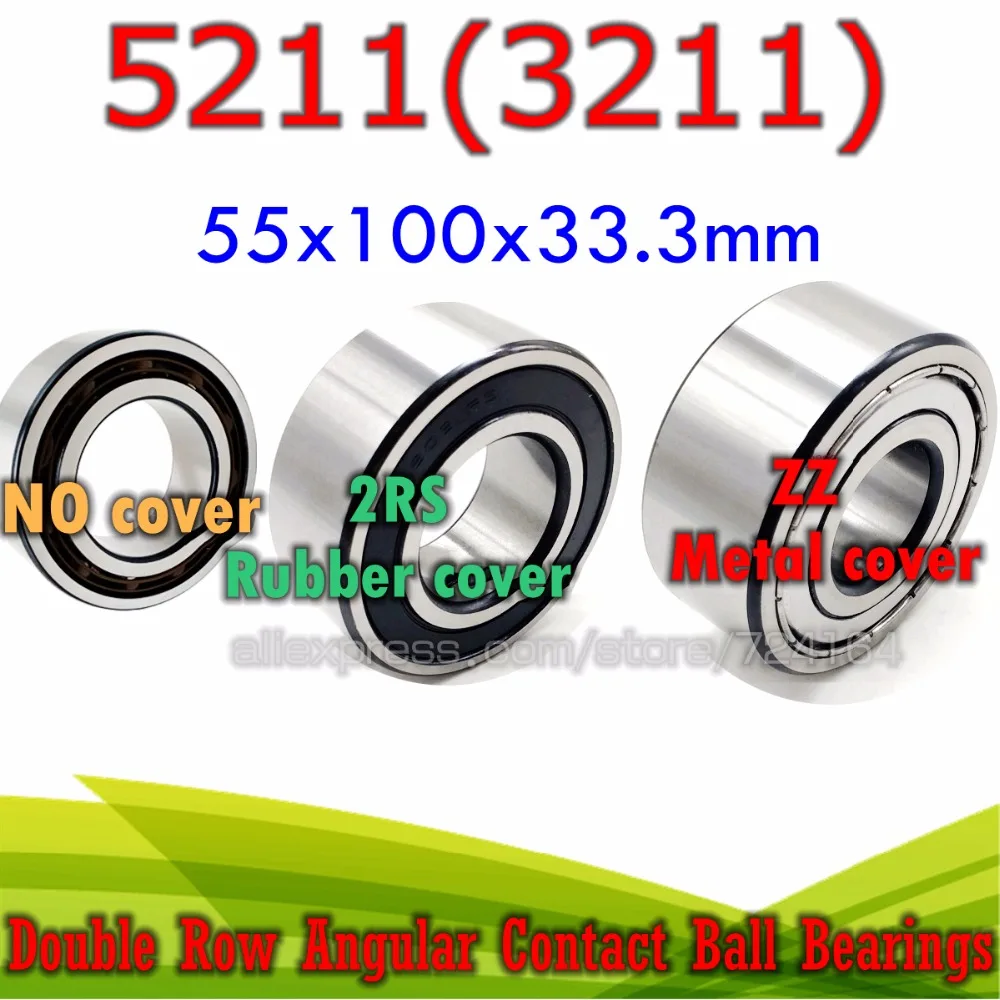 5211-2RS Bearing Angular Contact Sealed 55x100x33.3 Ball Bearings 