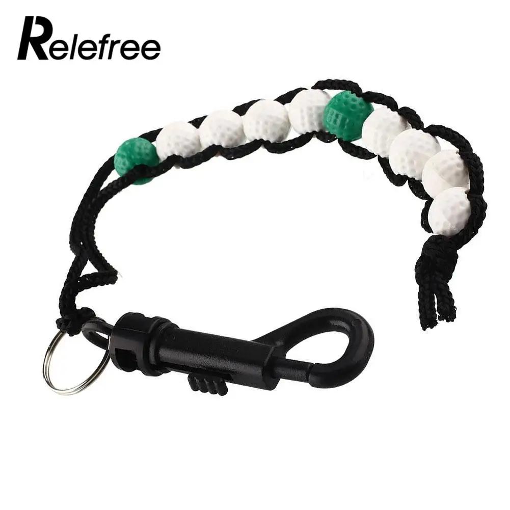 New Golf stroke score counter Golf Ball Beads Club Stroke Score Counter