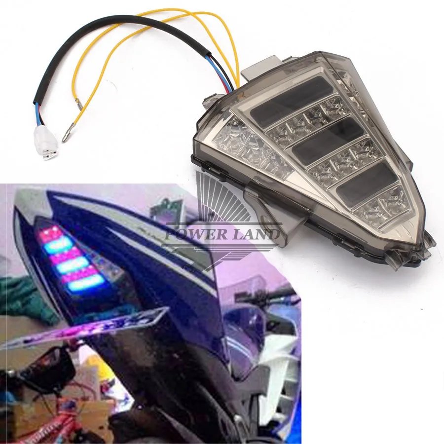 

for Yamaha R15 2013-2016 Motorcycle Rear LED Tail Lights+Turn Signal Brake Stop Indicator Modify Integrated Light Red+Blue 1pcs