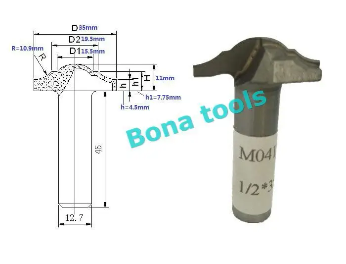 Новое поступление 1/2 SHK 1/2*35 мм дверной нож ящик каркас деревянный сосуд фреза