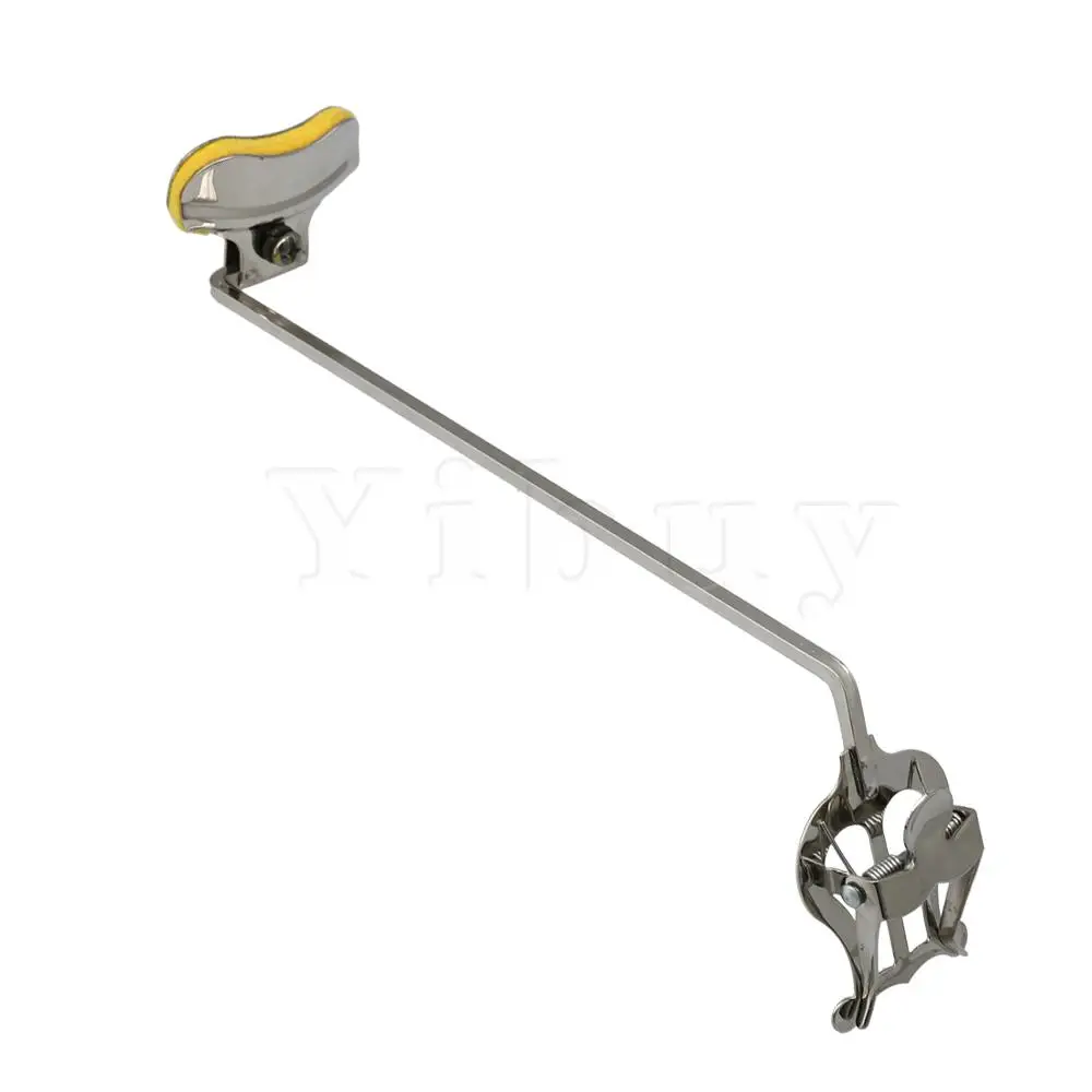

Yibuy Silver Sax Sheet Music Clip Holder Clamp-On Holder Lyre Musical Instrument for Soprano Tenor Saxophone Part