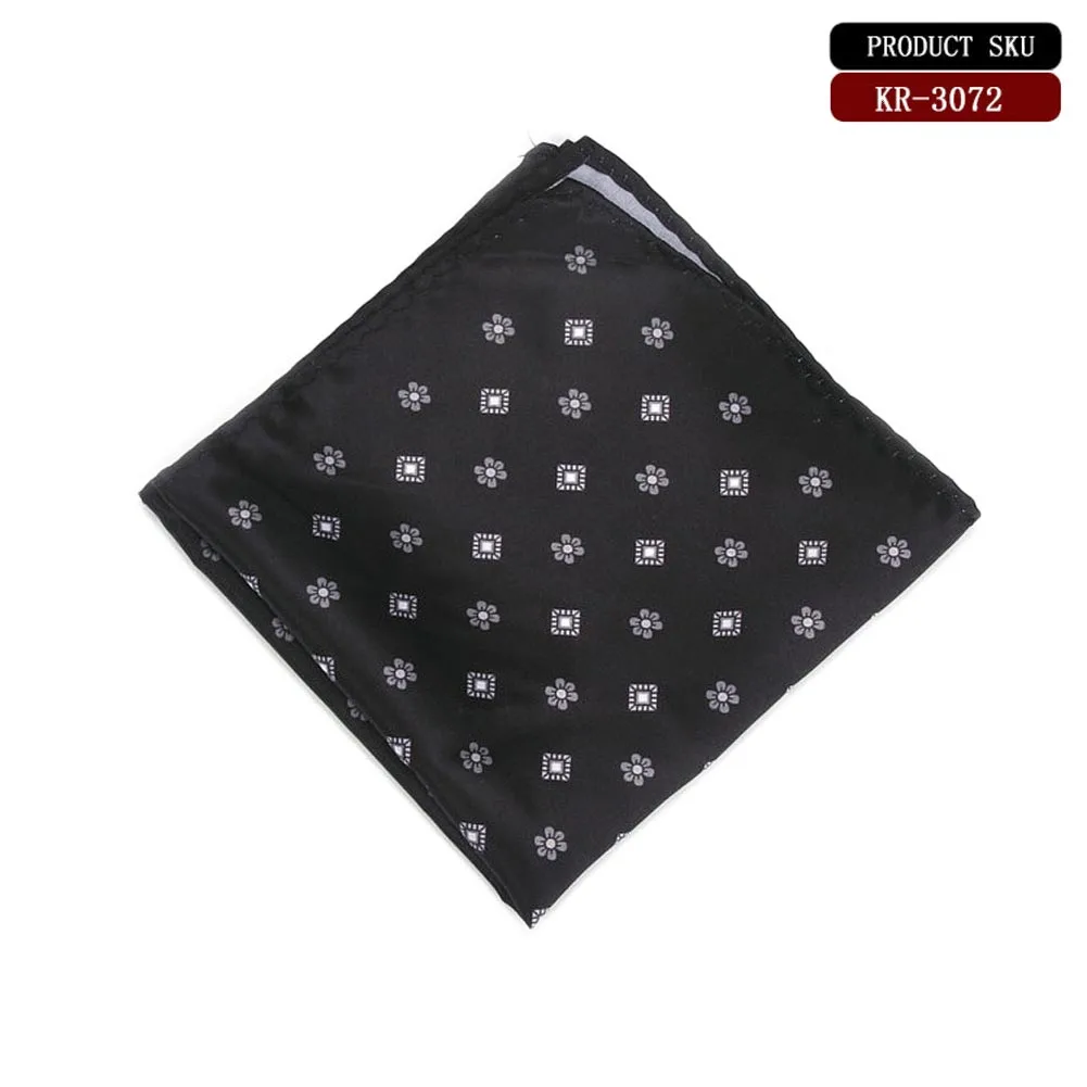Для мужчин платок с цветочным принтом платки носовой платок из полиэстера Бизнес платок полотенце для сундуков 24x24 см TY53