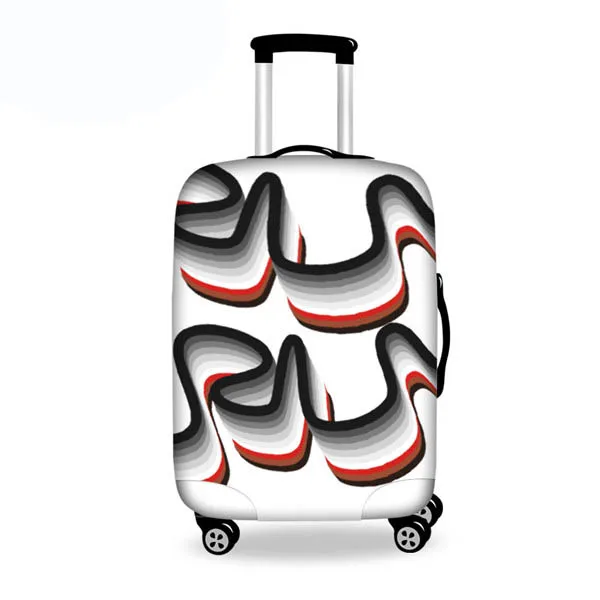 FORUDESIGNS легкие дорожные багажные Чехлы, толстые эластичные пылезащитные Чехлы для 18-30 дюймов, чехлы для чемодана - Цвет: HB0082S