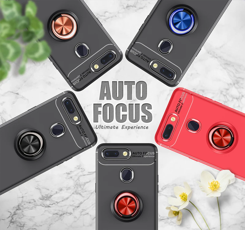 

Luxury Armor Shockproof Case For OPPO R9 R9S R11 R11S R15 Plus Magnetic Bracket Back Cover For F1S F2 F3 F5 F7 A77 A57 A3 Case