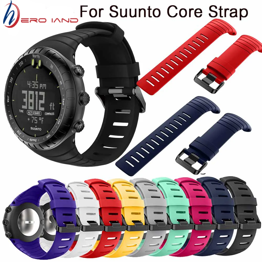 Спортивный ремешок для ядра Suunto Смотреть Band WatchStrap Браслет замена Браслет для ядра Suunto умные наручные часы Группа