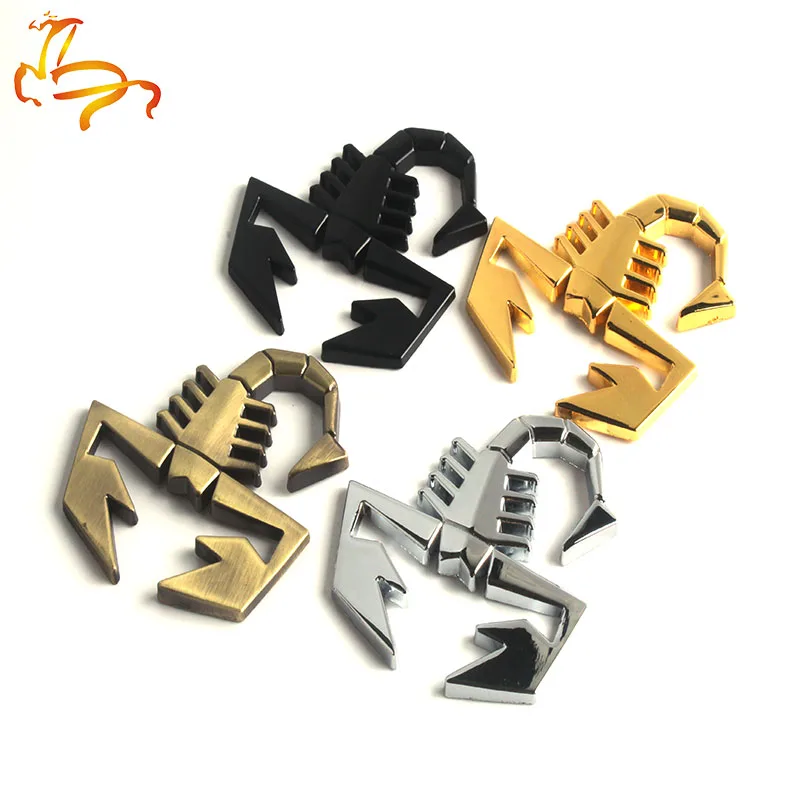 

1X Alloy New 3D Scorpio Shield Shape Badge Sticker Car Tailgate Rear Emblem for FIAT ABARTH TC Boano Simca Berlinetta Alfa Romeo