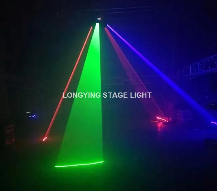 3x3 RGB/зеленый лазерный сценический свет 9 глаз лазерный движущийся луч паук светодиодный диско-бар - Цвет: RGB