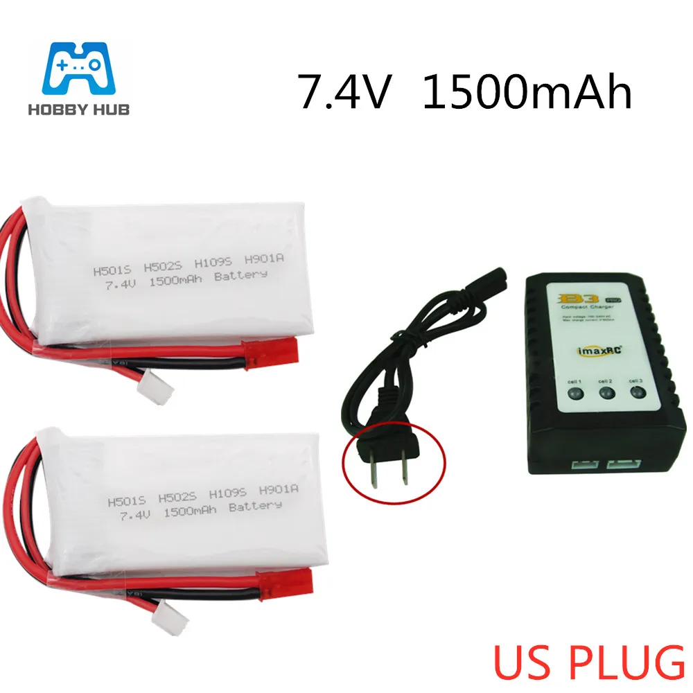 Для H501 7 4 v 1500 mAh 2S Lipo BettaryS H502S H109S H901A передатчик RC батарея li ion пульт дистанционного