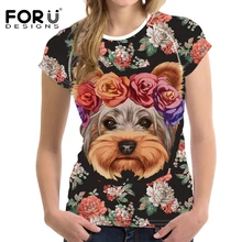 FORUDESIGNS/футболка для бега для фитнеса, Спортивная, женская, милая, Цветочная, с принтом, быстросохнущая гимнастическая майка для запуска, толстовки с короткими рукавами