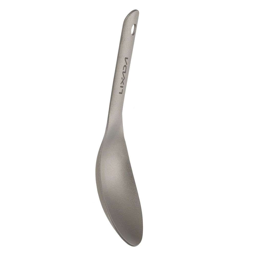 # Открытый Кемпинг Пикник titanium Ложка Ручка для столовой посуды Titanium ложка