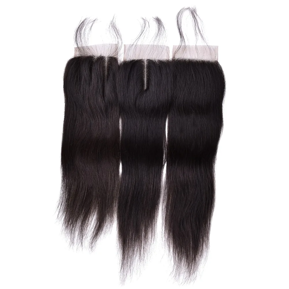 Soph queen бразильские волосы волнистые пучки с закрытием прямые волосы Реми пучки с закрытием человеческих волос 3 Связки для наращивания