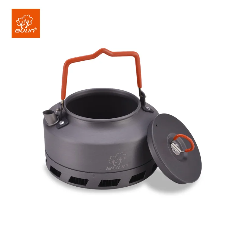 Bulin 1L acampar caldera Intercambiador de Calor tetera Picnic hervidor de aleación de aluminio